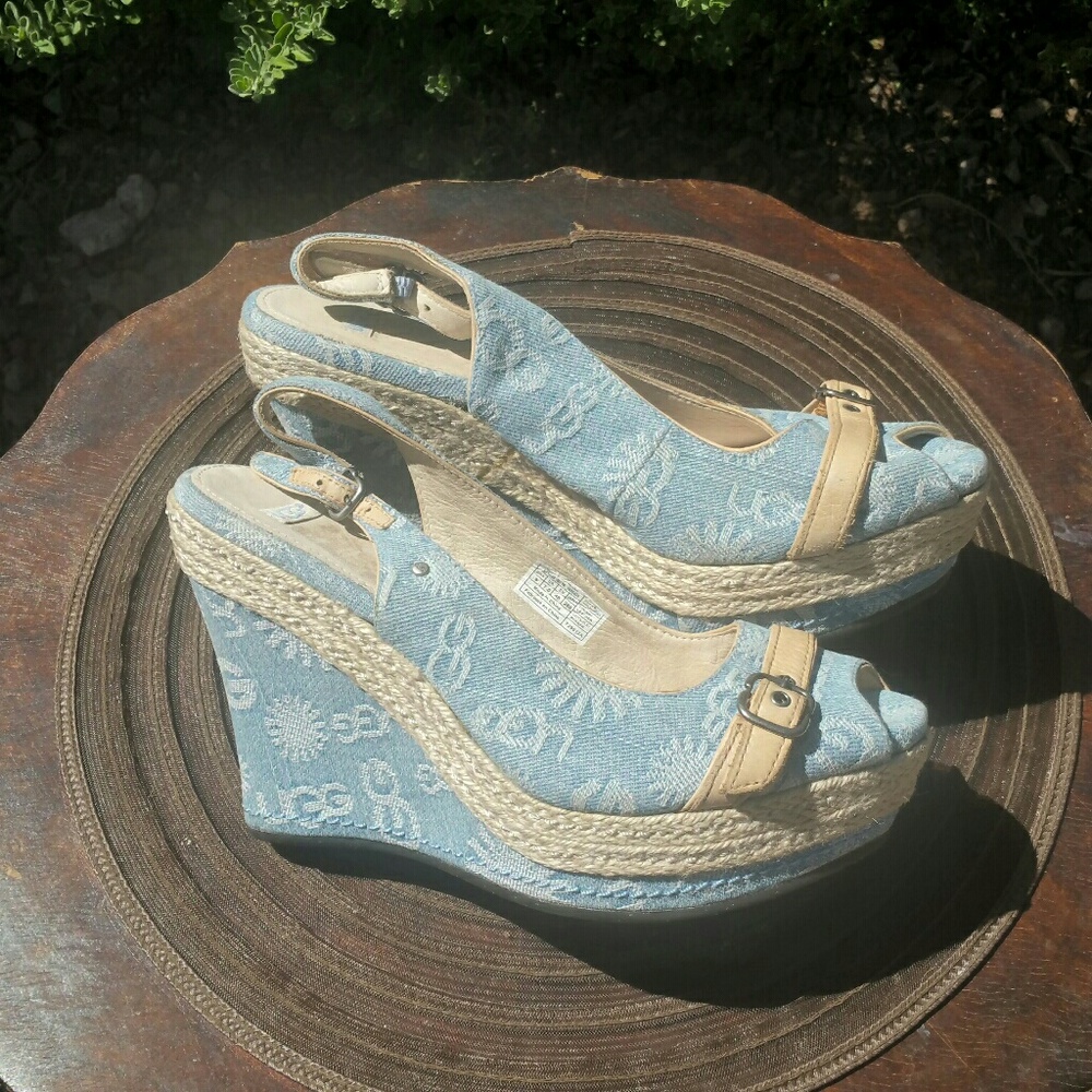 NeW UgG deNiM plAtf0rM weDge EspAdRilLe 🩵💙 - Picture 6 of 15